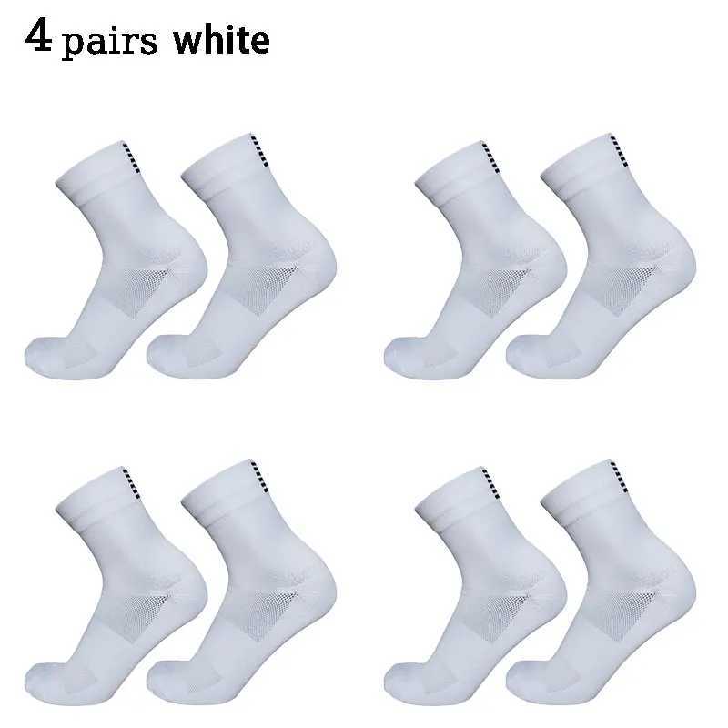 4 pairs of short breathable mesh men and women cycling socks professional brand sports cycling road cycling mens socks Z250610