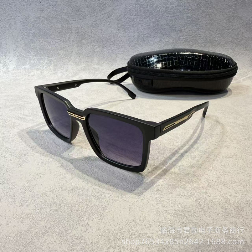 Fashionable High-Quality Square Frame Men, Outdoor UV Protection Polarized Sunglasses For Driving And Fishing