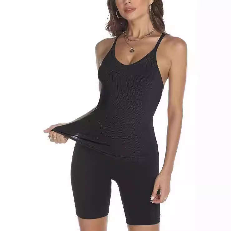 Y2k Spring Summer New Milk Silk Vest Women's Sexy Slim Fit BM Top Inner Layer Base Shirt B5