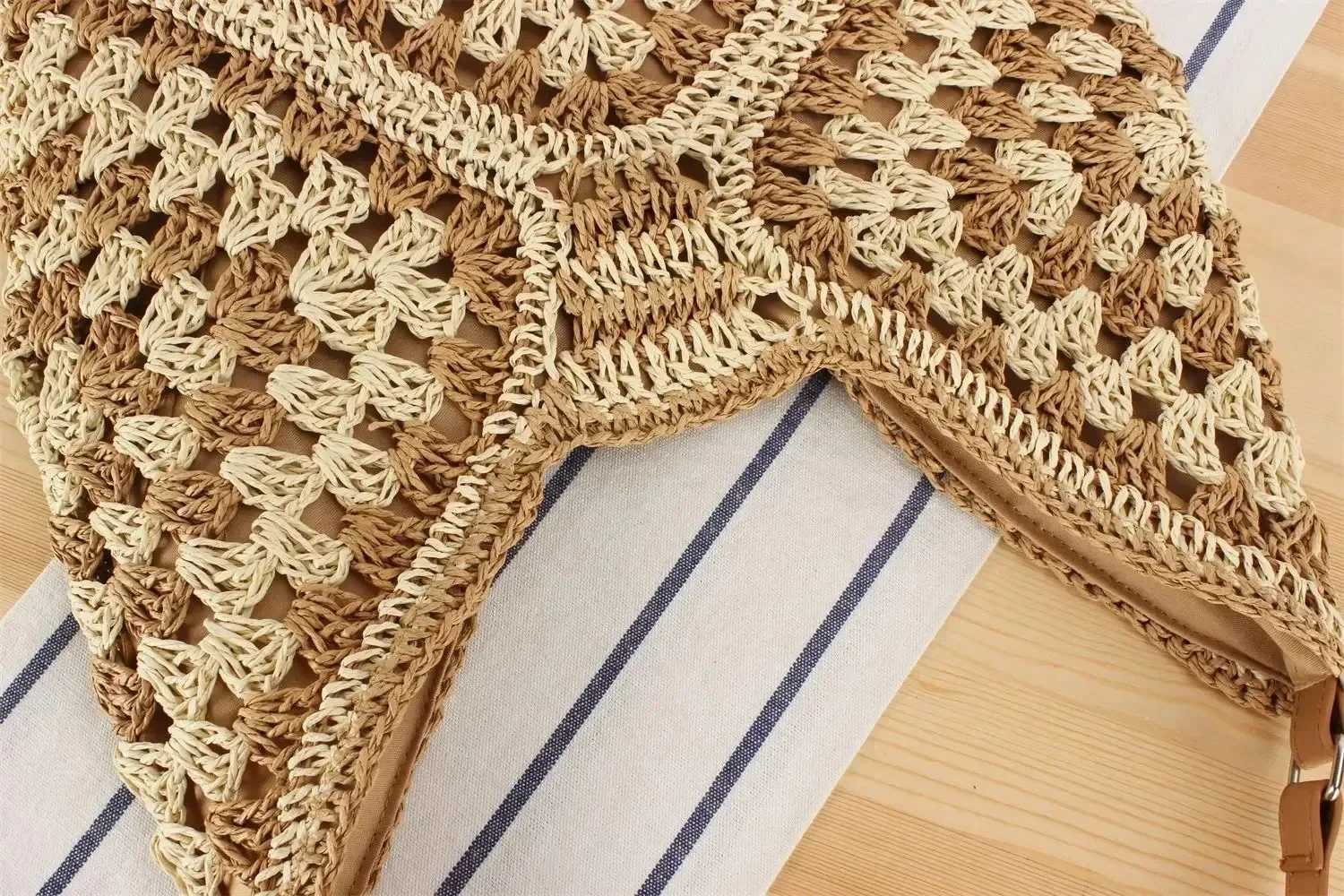 Women Weaving Clutches Knit Bag Large Portable Shoulder Bag Summer Beach Purses Shopper Satchel Female Tote Bags Handbags XJ250610