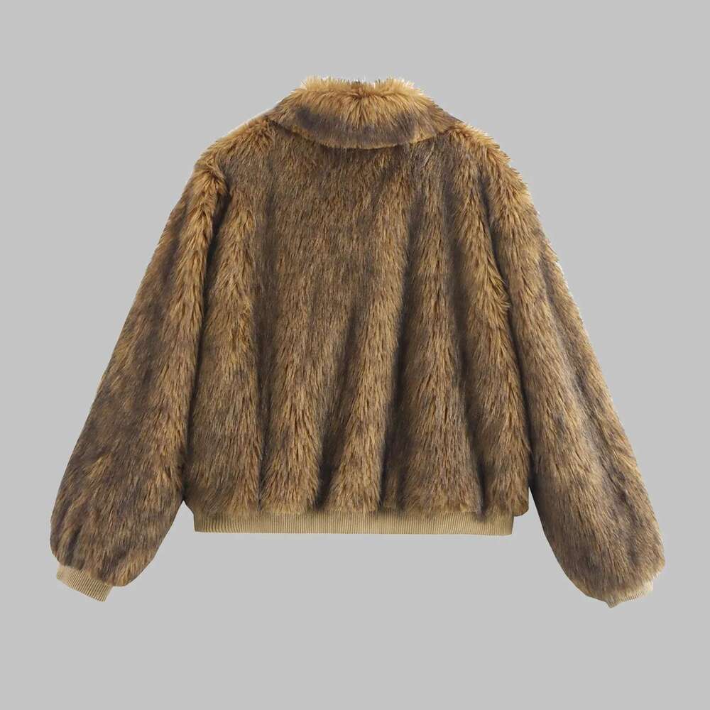 Winter Thick Warm Hairy Shaggy Faux Raccoon Man Long Sleeve High Quality Fluffy Jacket 2024 Artificial Fur Coat