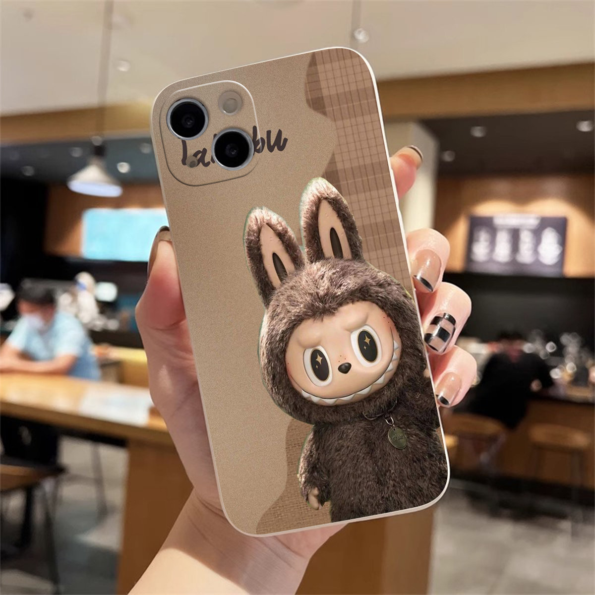 Illuminating Labubu Eared Mobile Accessory: Customized IMDCover Fits Multiple iPhones