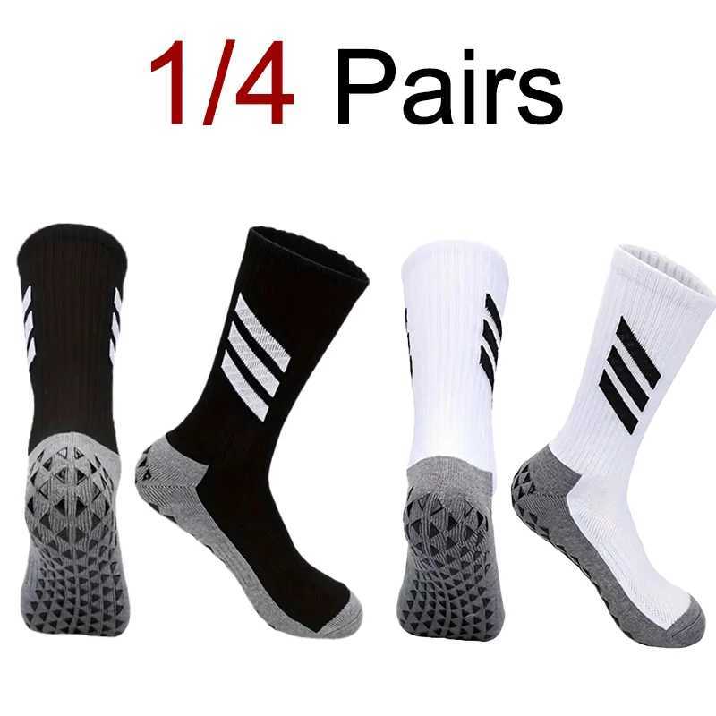 1/4 Pairs Men Non Slip Towel Bottom Sports SOCKS Odor Resistant Sweat Absorbing Breathable Basketball Yoga SOCKS Z250610