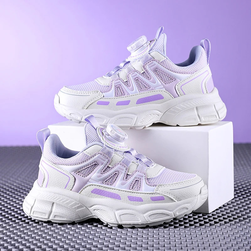 Sell Children Size 28-39 Boys Fashion Sneakers Girls Sport Running Kids Breathable Casual Trainers Outdoor Shoes 250611 XJ260303