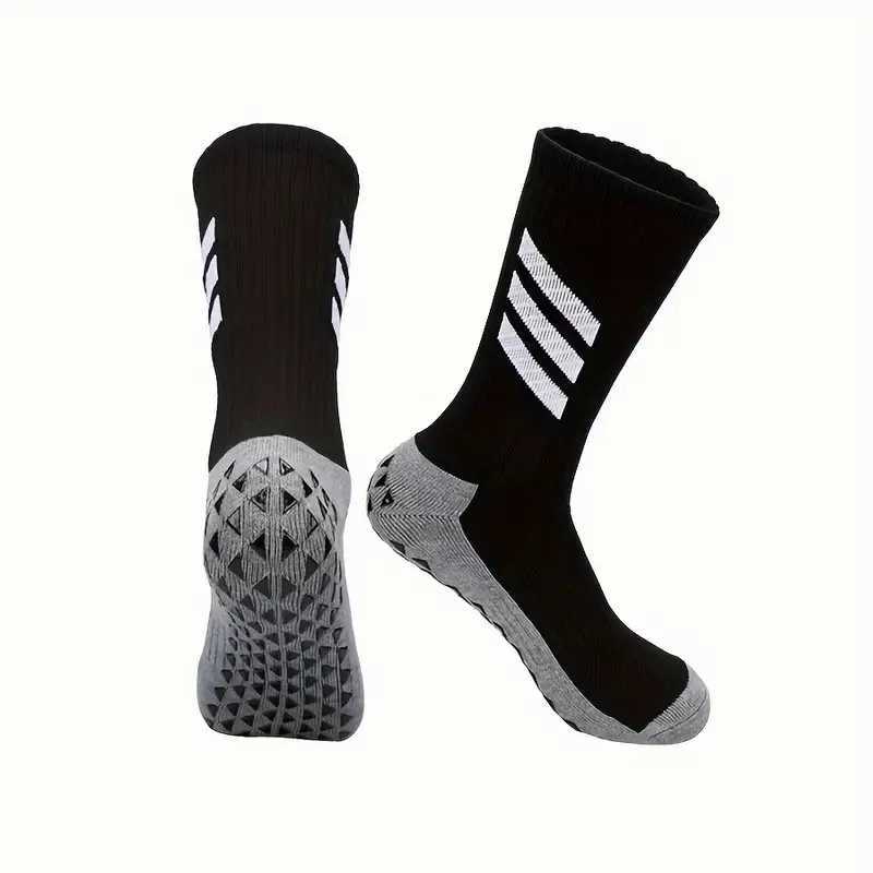 1/4 Pairs Men Non Slip Towel Bottom Sports SOCKS Odor Resistant Sweat Absorbing Breathable Basketball Yoga SOCKS Z250610