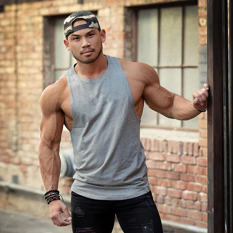 Gym Warriors Clothing Bodybuilding Sleeveless Undershirt Fitness Mens Muscle Vest Summer Solid Cotton Tank Top Men Tanktop 250609