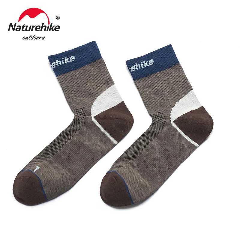 Naturehike Socks Mens Womens Sports Quick-drying Right Angle Sock Outdoor Running Hiking Mountaineering Breathable Mid-Calf Z250610