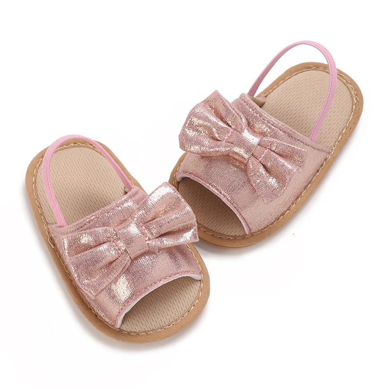 Summer Infant Baby Girls Sandals Cute Toddler Shoes Big Bow Princess Casual Single Shoes Baby Girls Shoes 0-18M 250611