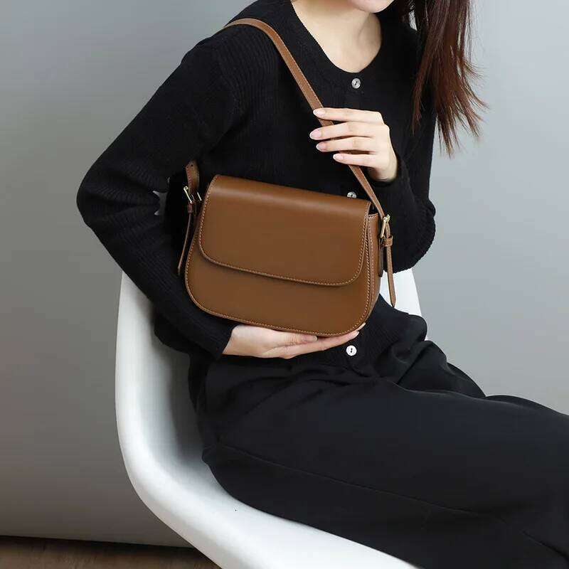 Design Bag Genuine Leather Woman Small Square Shoulder Handbags Ladies Crossbody Bags Designer Minimalism Tofu Bag Brand Bag
