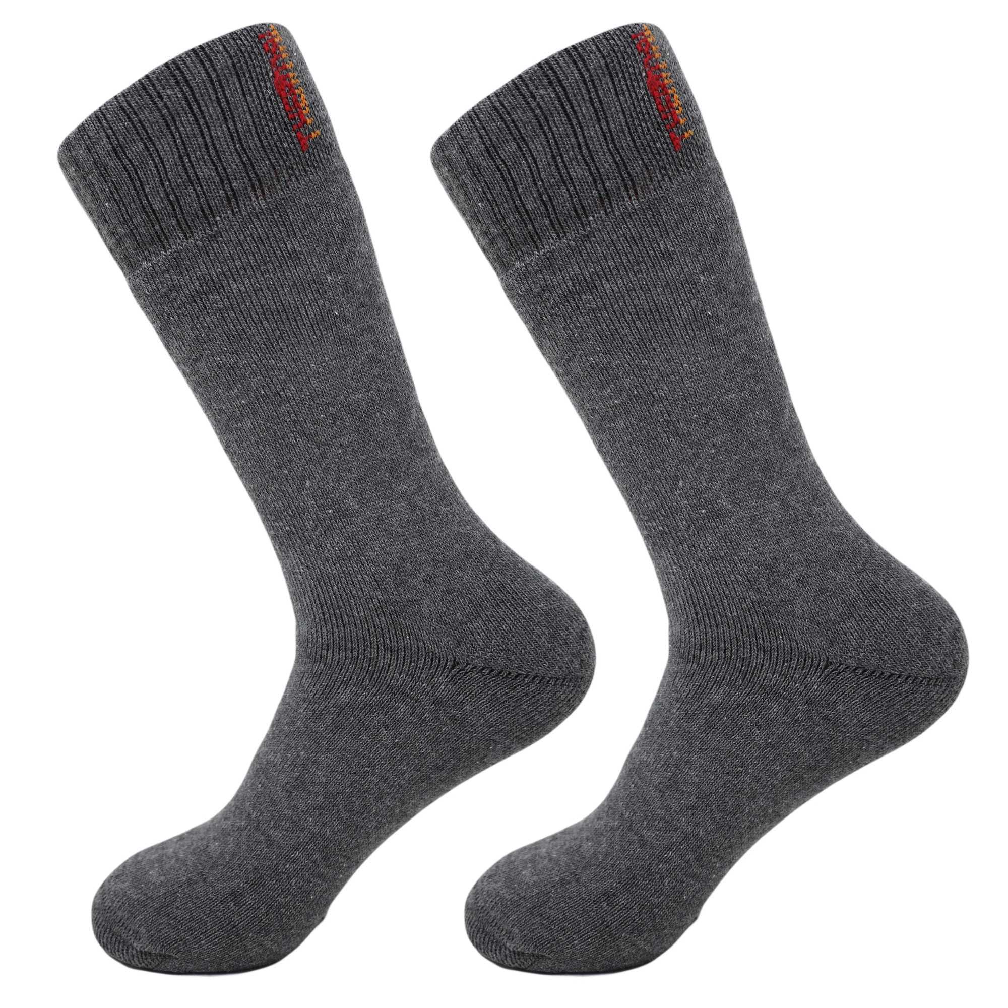 Thermal Insulated Socks for Men Seamless Toe Reinforced Heel Pre-Washed and Odor Free Shoe Size 8-11.5 Z250610