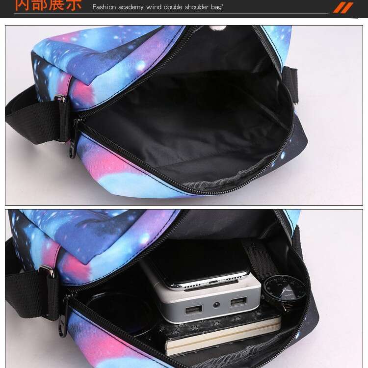 New Labubu Student Backpack Boys and Girls Children's Shoulder Crossbody Box Lunch Bag