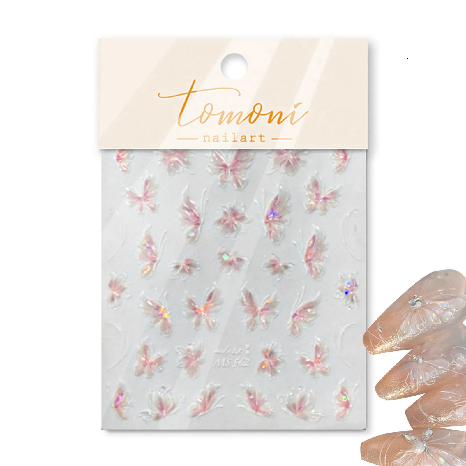 DIY Nail Stickers Fairy Butterfly Art Tips Selfadhesive n Decals for women manicure accessories 250605