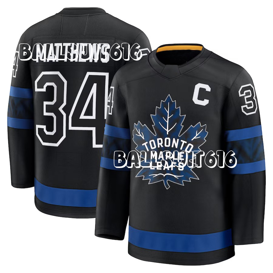 Maple Leafs Jersey 34 matthws Jersey 16 Mitchell Marner Jersey 88 William Nylander Wendel Clark Jake Muzzin Torontos Hockey Jerseys
