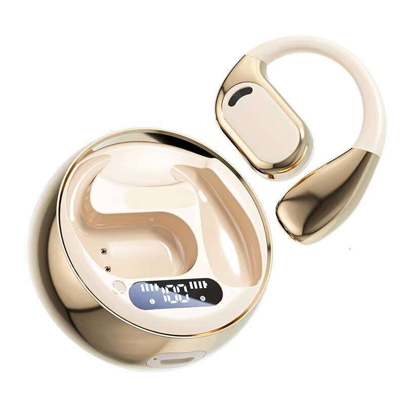 DHgargets M76 Sport Earphones with Digital Display Noise Reduction Earbuds Featuring Power and Battery Indicator