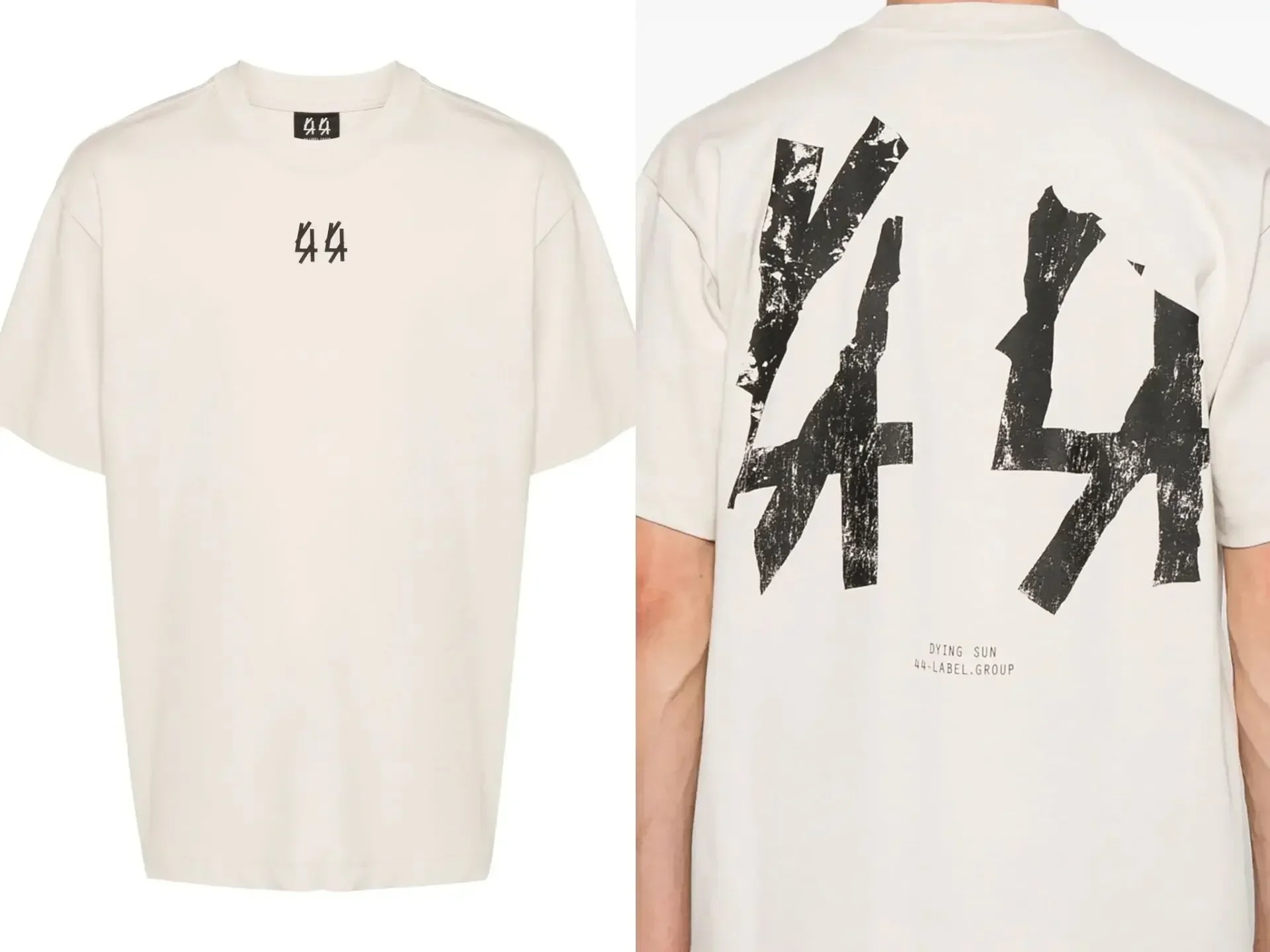 44 LABEL GROUP Designer Men's T Shirts Trendy Casual Cotton T-shirt Unisex Short Sleeves Hip Hop Letter Printed Oversized Tees Size S-3XL