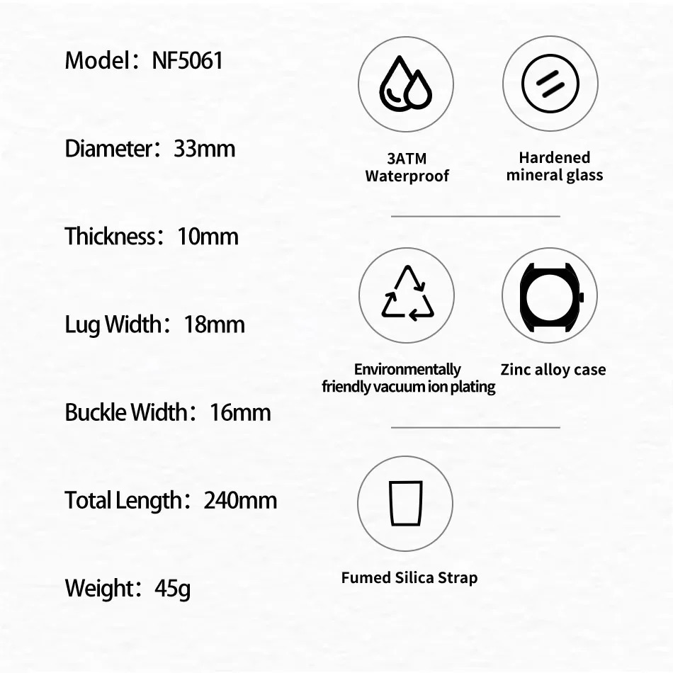 NAVIFORCE Fashion Womens Casual Elegant Simple Polygon Quartz Silicone Watch Gift for Women Wristwatch Casual Relogio Feminino 250606