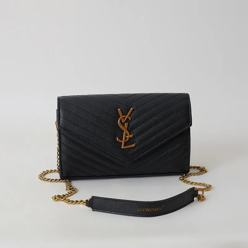 Designer bag Shoulder Bag Luxury Bag Crossbody Purse Designer 2025 New Trendy Chain Letter Shoulder Bag Fashion Versatile Crossbody Small Square Bag R