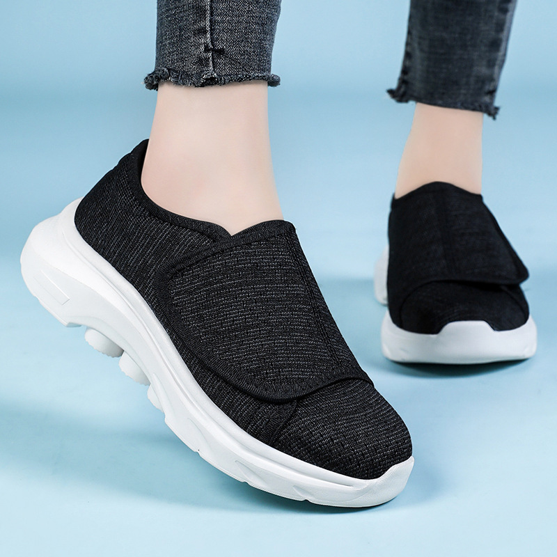 Ddmyoutdoor Women S New Magic Tape Convenient For Middle Aged And Mothers EVA Cold Adhesive Lightweight Casual Comfortable Elderly Shoes Outdoor Shoes