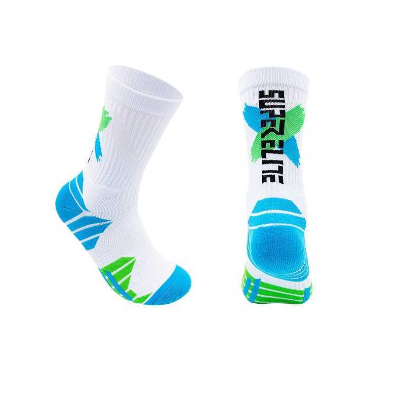 Mens High Tube Professional Practical Basketball Socks Contrast towel bottom thickened shock absorption Women Socks Z250610