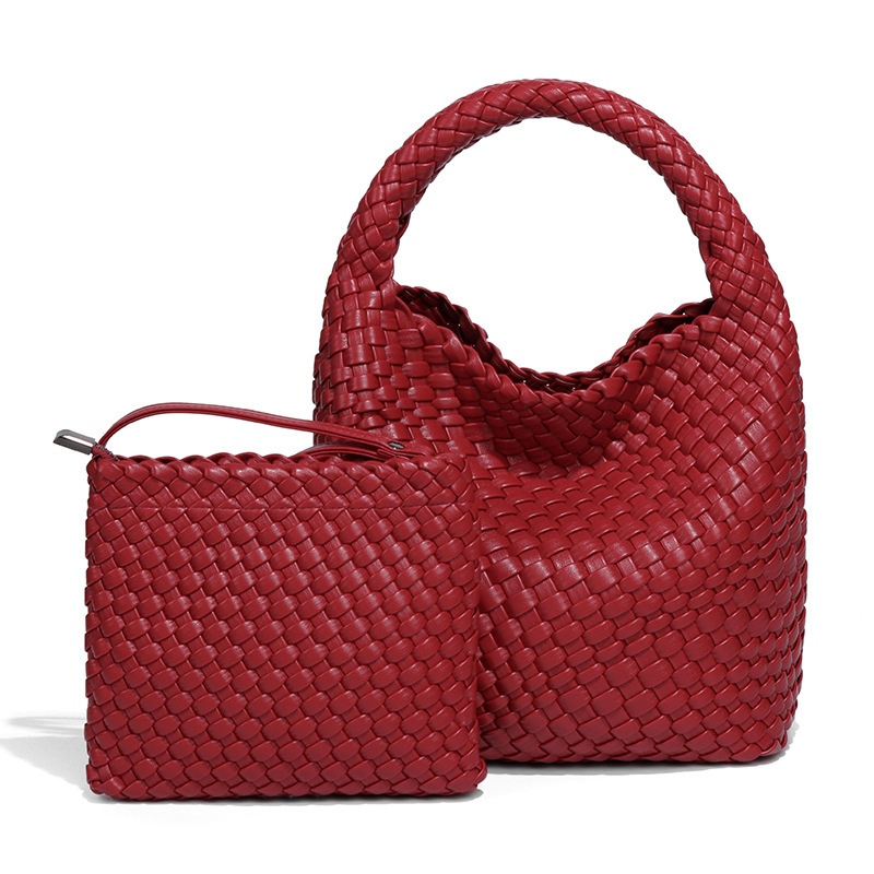 Free Shipping 2025 New Designer Bag Outdoor Beach Bag High Quality Women's Handwoven Trendy Shoulder Bag