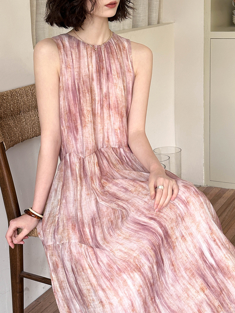 XX190 New French holiday fairy dress female temperament exquisite niche romantic skirt