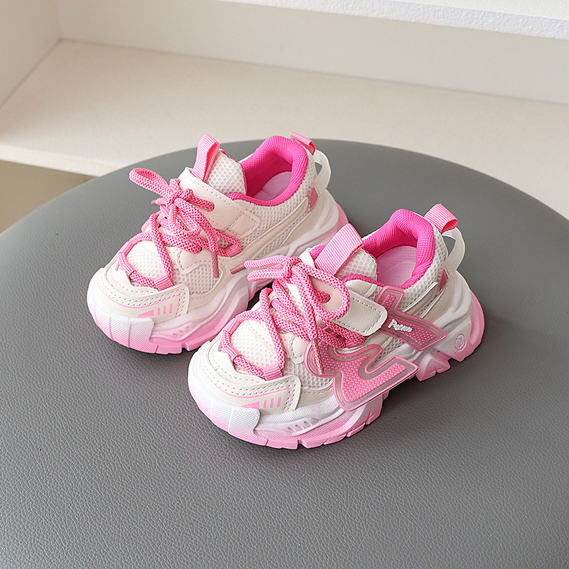 Ddmyshoesvip Sports Spring And Autumn Mesh Breathable Casual Boys Dad Girls Baby children's shoes Single Shoes