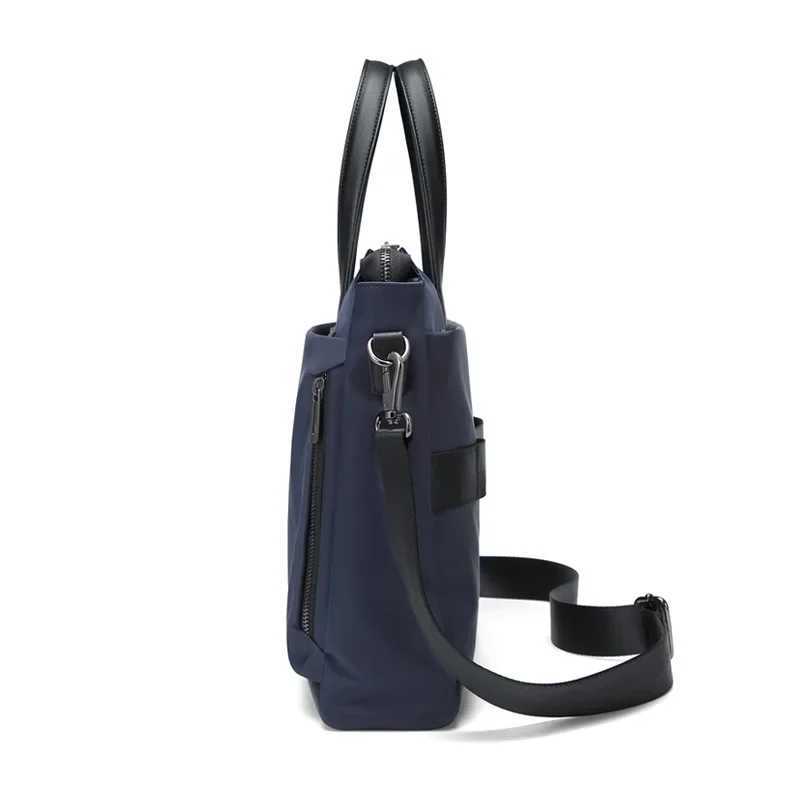 GOLF Briefcase Bag Nylon with Leather Handle Crossbody Shoulder Hand Bag Office Laptop Bags for Men 15 Inch Waterproof Handbags W250610