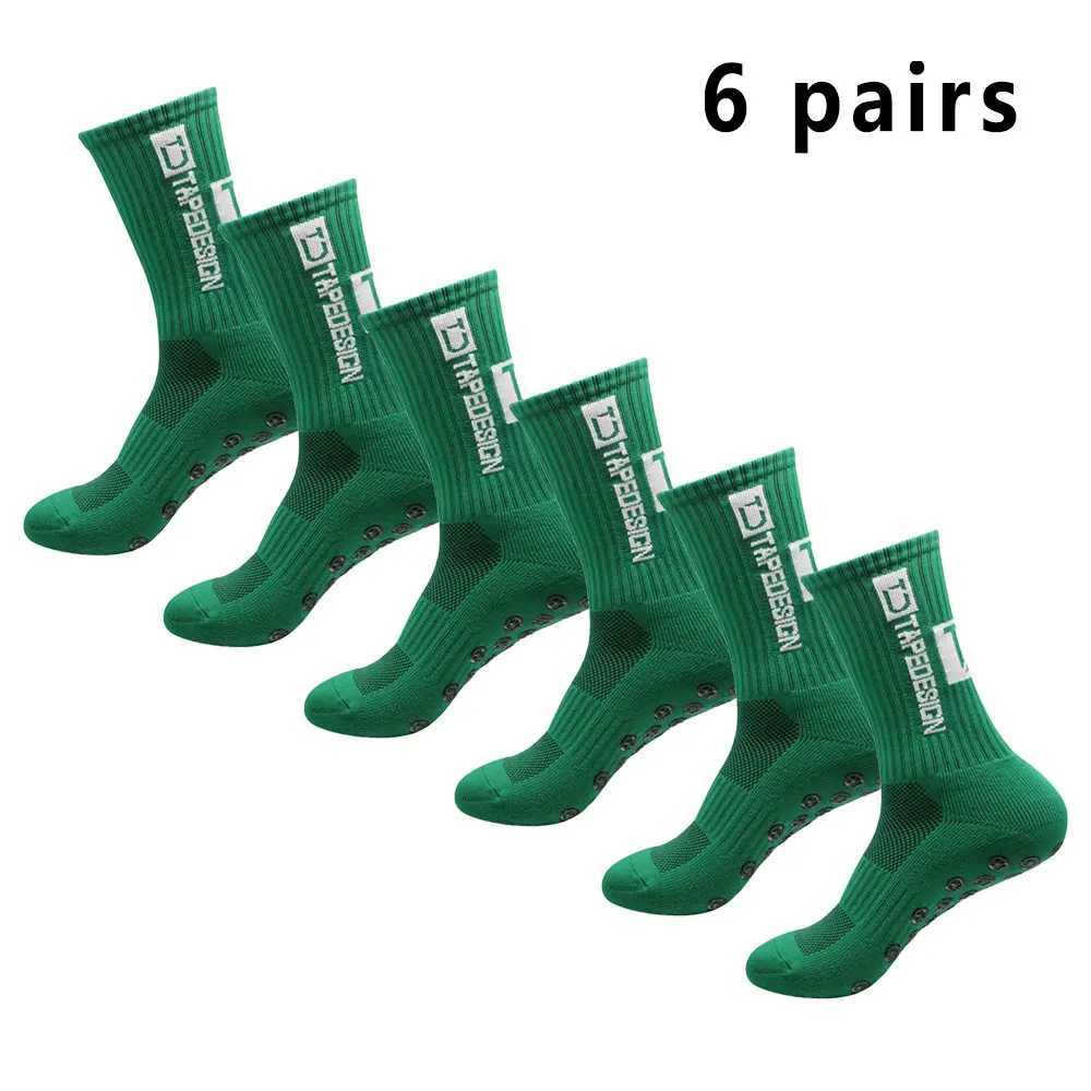 6 Pairs of Socks Sports Socks Mens Mid-calf Socks Silicone Non-slip Dot Socks Basketball Yoga Socks Z250610