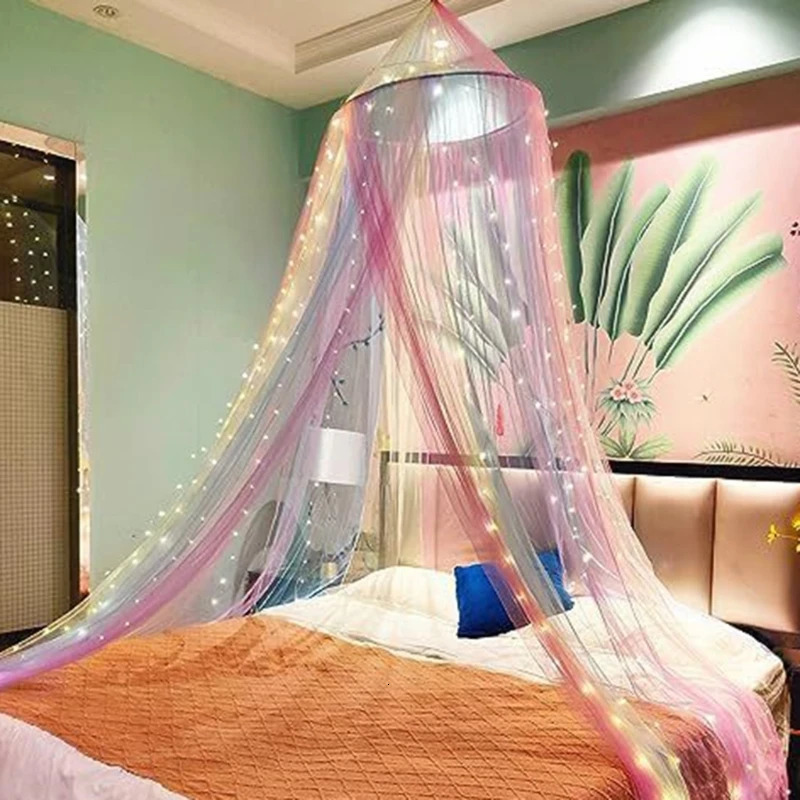 Stylish Bed Net for Girls Large Rainbows Bedroom Create a Magical Perfect Decoration Travel A2UB 250604z