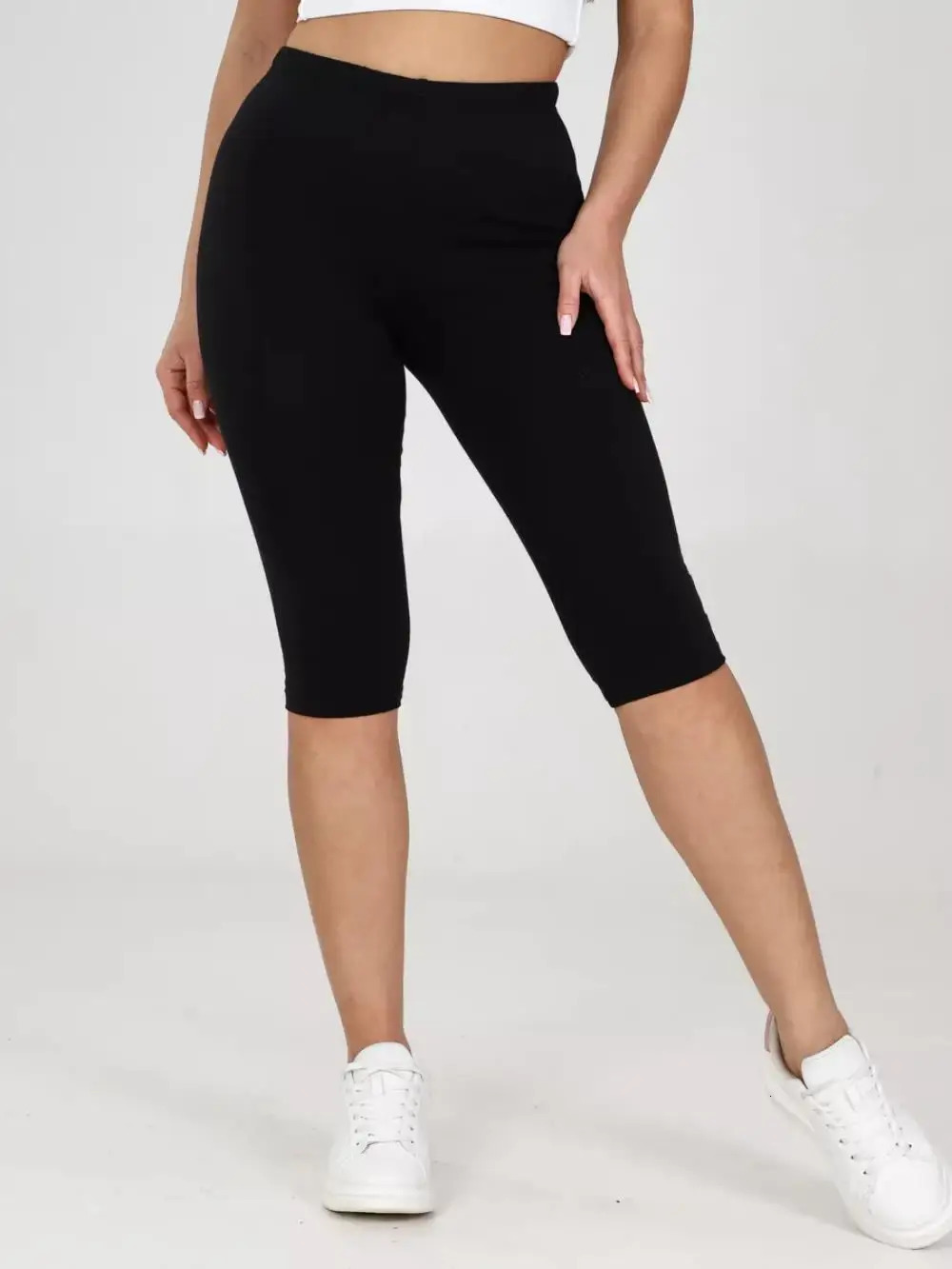 Ultra Soft Capri For Women Pants Sweatpants No Perspective Exercise Running Yoga Exercise Capri Tight Pants 250610