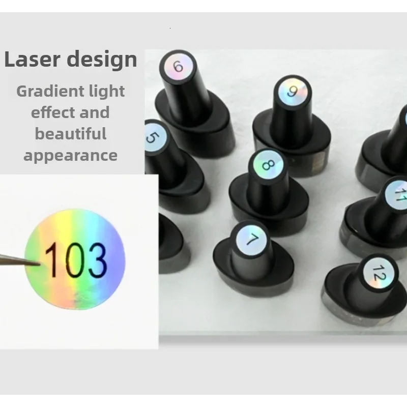 Nail Polish Number Sticker Label Color Gel Bottle Lipstick Nails Tips Display Mark Numbering Manicure Tool Varnish Glue 250605