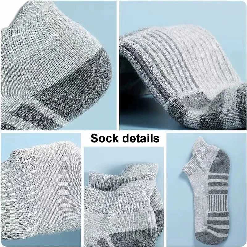 1/6/12 Pairs Men Basketball Sports Socks Fashionable Black White Gray Running Mesh Sweat Absorbing Breathable Leisure Sports Socks Z250610
