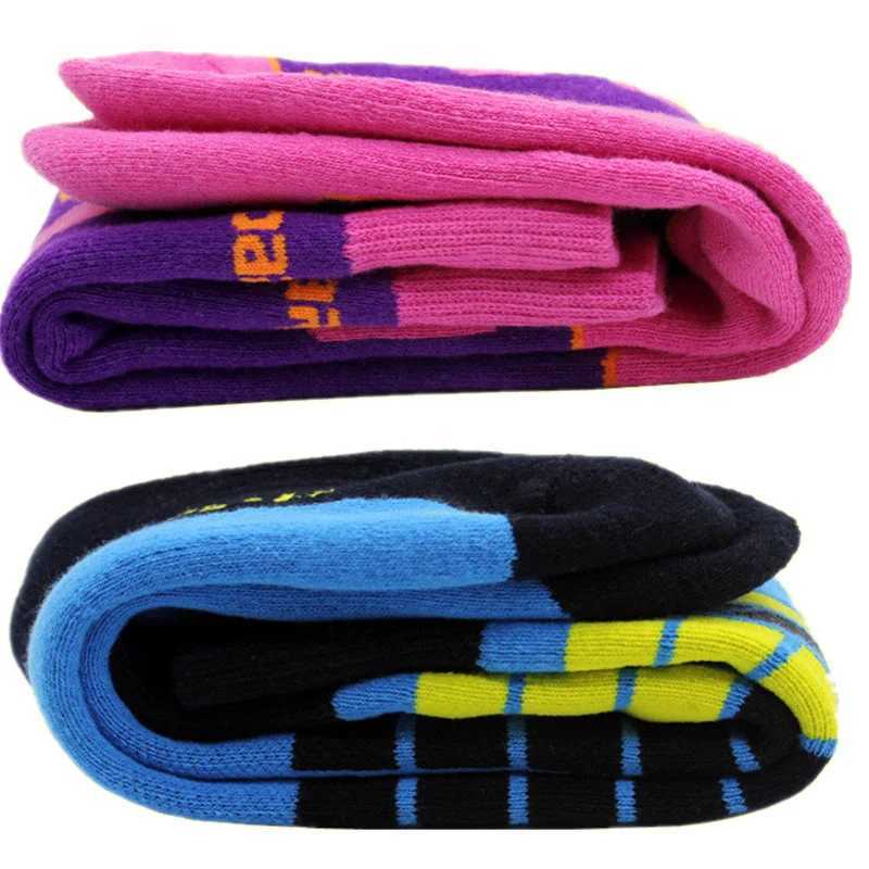 Thermal Winter Cotton Men Women Ski Socks Children Sports Socks Snowboarding Cycling Adult Skiing Thicker Leg Warm Z250610