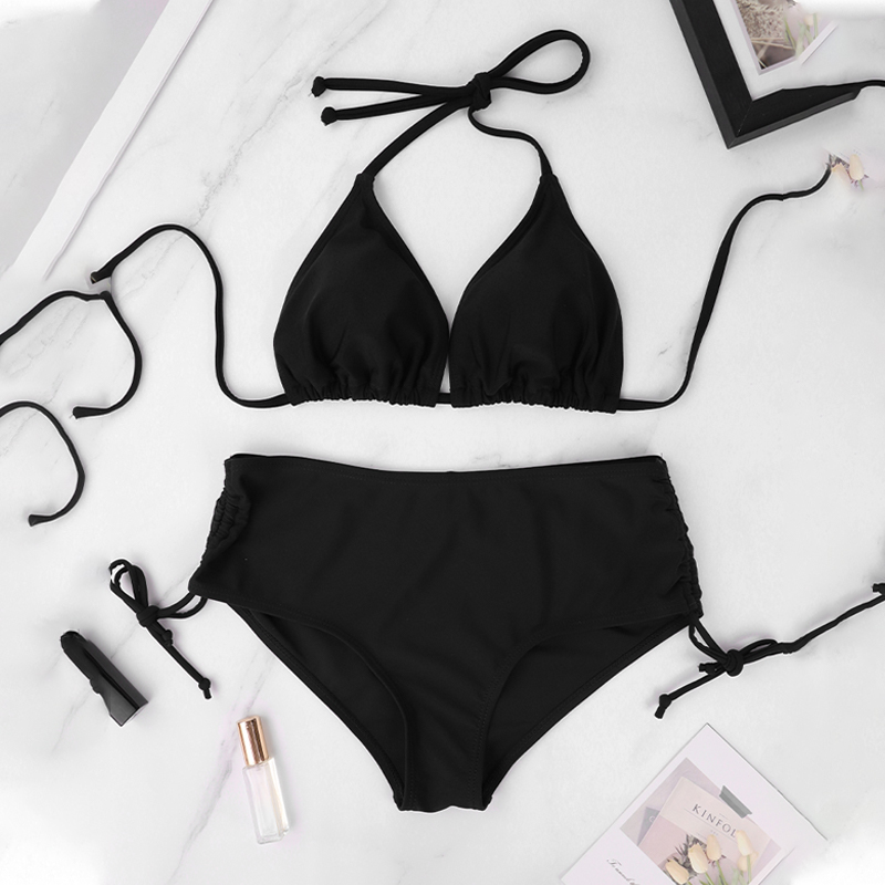 Bikini Split Swimsuit Two Piece Set, European and Fashion Bikini Hot Spring Swimsuit for Women