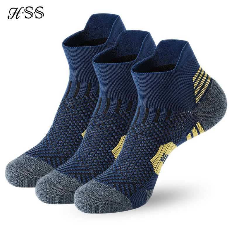9/3 Pair Professional Fitness Sports Socks Towel Bottom Non-Slip Running Socks Men Women Quick-Drying Basketball Training Sox Z250610