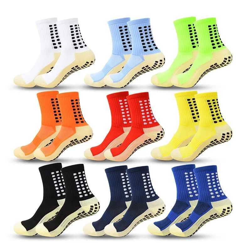 Non-slip Sports Socks for Men and Women Anti-slip Professional Basketball Tennis Running Grip Half Cycling Socks Z250610