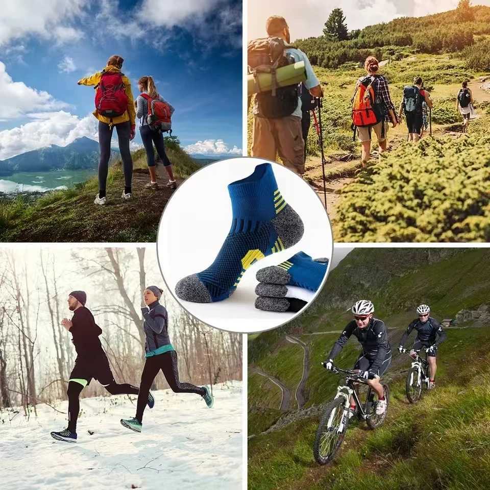 3/5Pairs Mens Sport Socks Breathable Outdoor Running Basketball Socks Training Short Tube Socks For Men Z250610