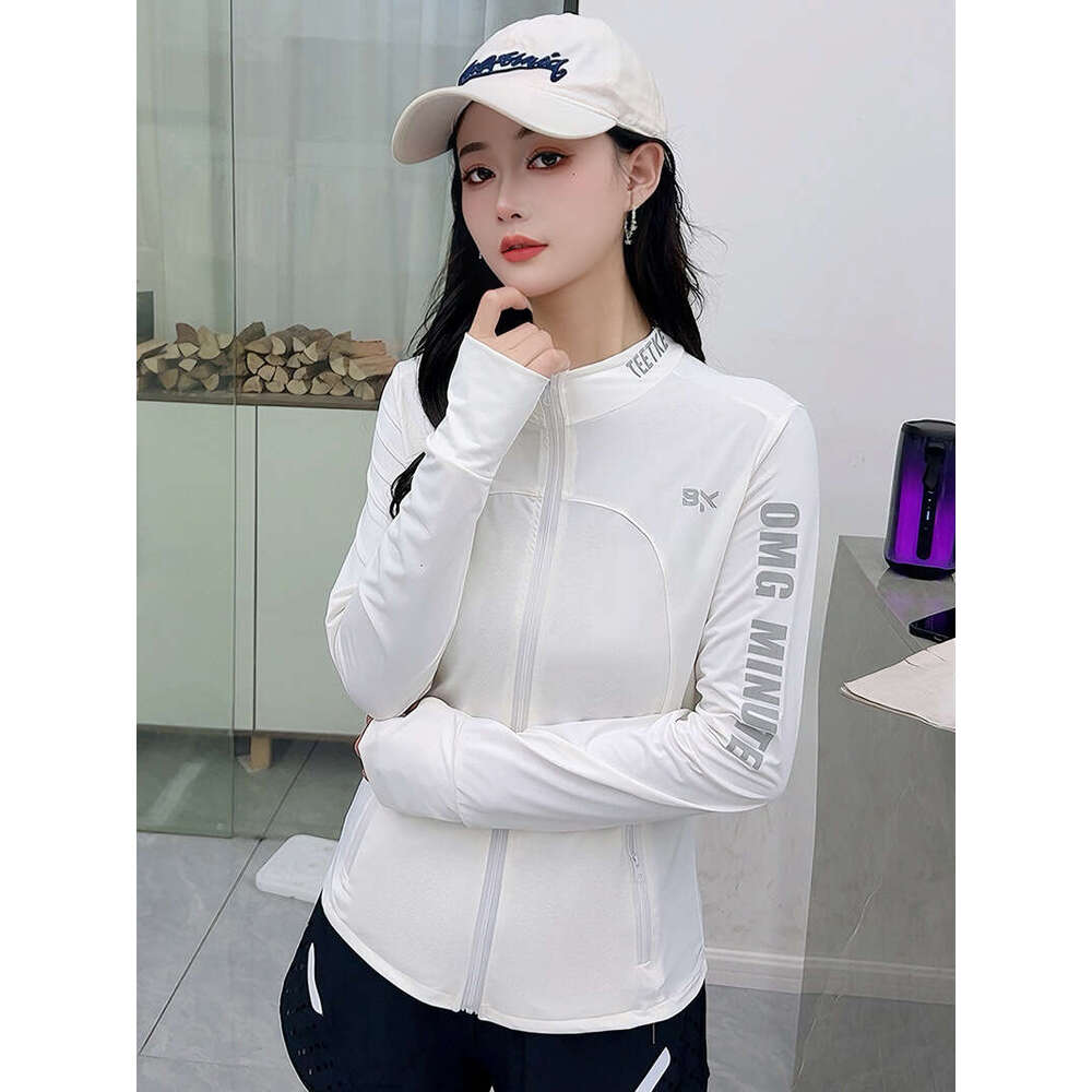Designer Clothing 2025 Ice Silk Sun Jacket For Women Summer 2025 New Stand Collar Slim Fit Thin Breathable UV Protection Short Coat