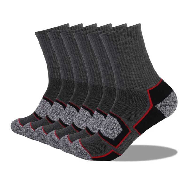 Winter Women Men Hiking Socks Warm Thicker Breathable Cotton Cushion Crew Outdoor Sports Skiing Trekking Work Boot Running Socks Z250610