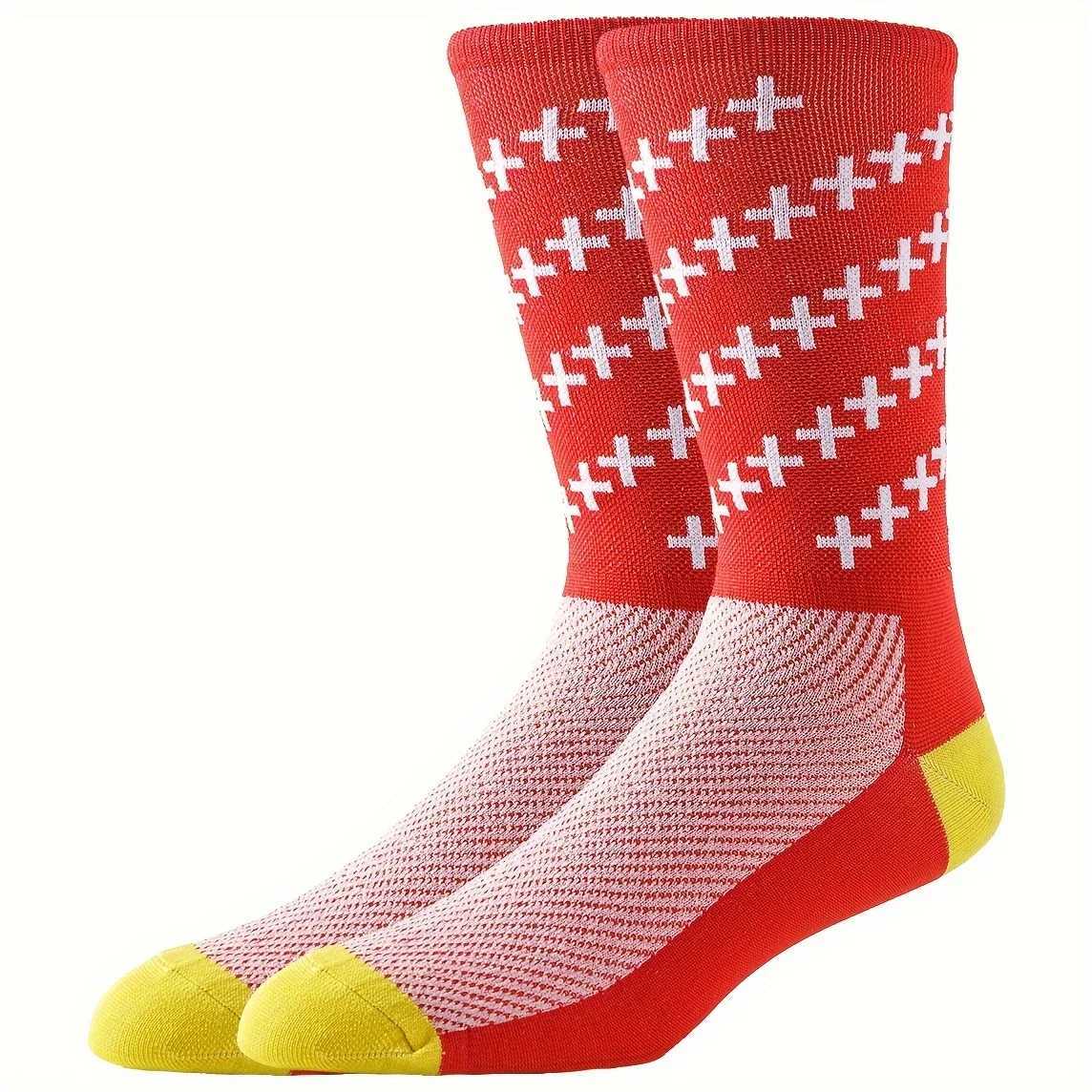 6Pairs Men Women Non Slip Sole Sport SOCKS for Basketball Baseball Soccer Cycling Tennis Z250610