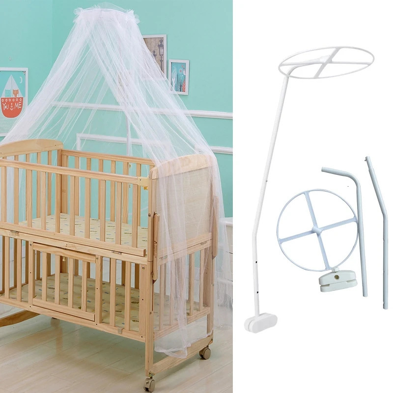 1 Set Adjustable Mosquito Net Stand Holder for Baby Crib Cot Canopy Infant Toddler Bed Dome Cots Accessories 250604z
