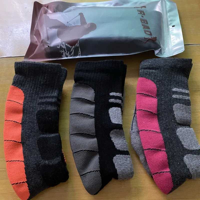 1 Pair Merino Wool Thermal Socks Men Women Winter Long Warm Compression Socks For Ski Hiking Snowboarding Climbing Sports Socks Z250610