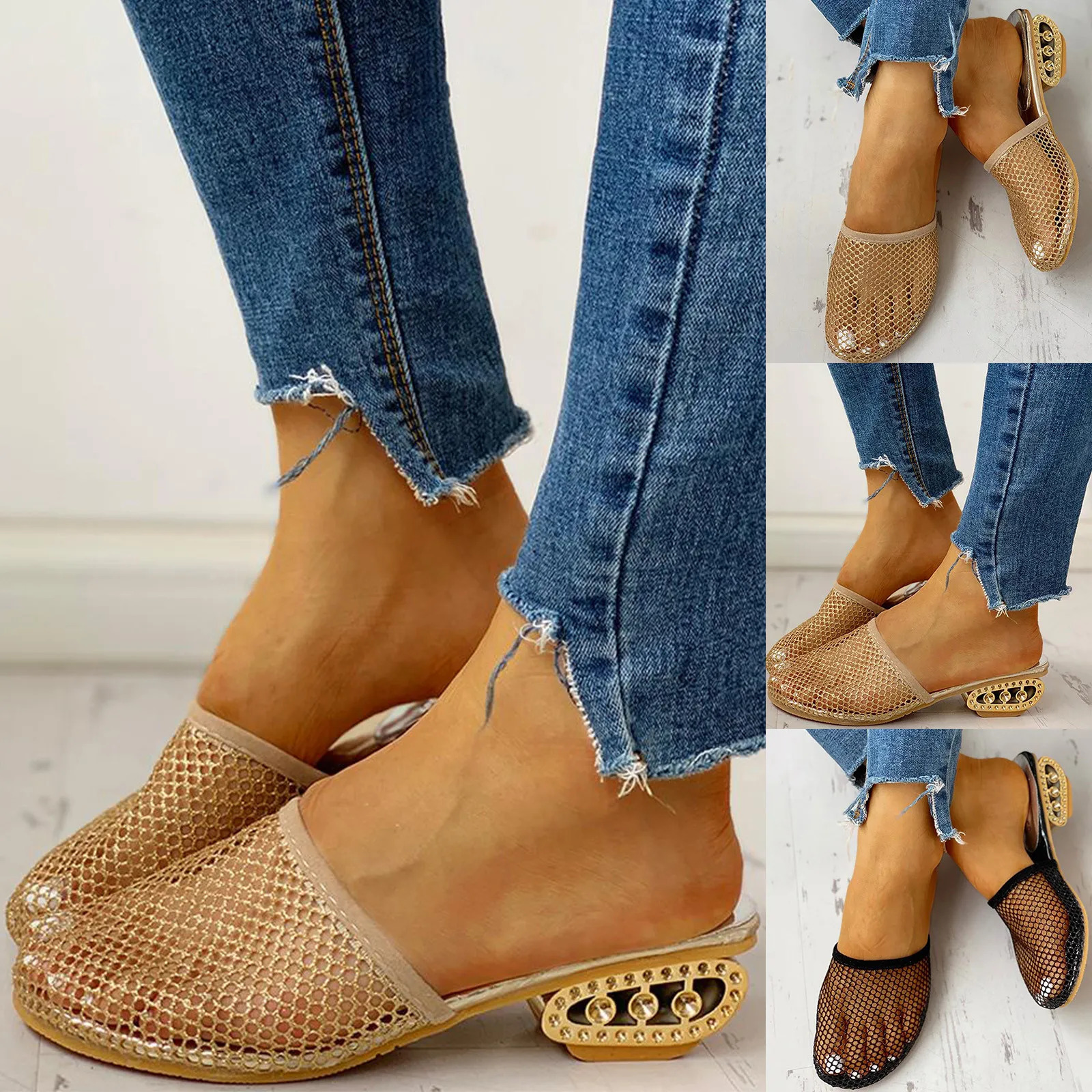 Slippers Outdoor Vintage Womens Fashion Slip Ladies Hollow Slippers Women Size 11 Slippers Women Size 8 Leopard 250609
