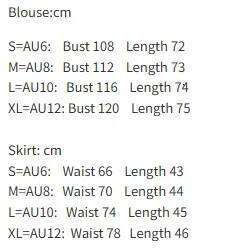 Women Plant And Letters Printed Short Sleeve Linen Blouse Or High Waist Mini Skirt