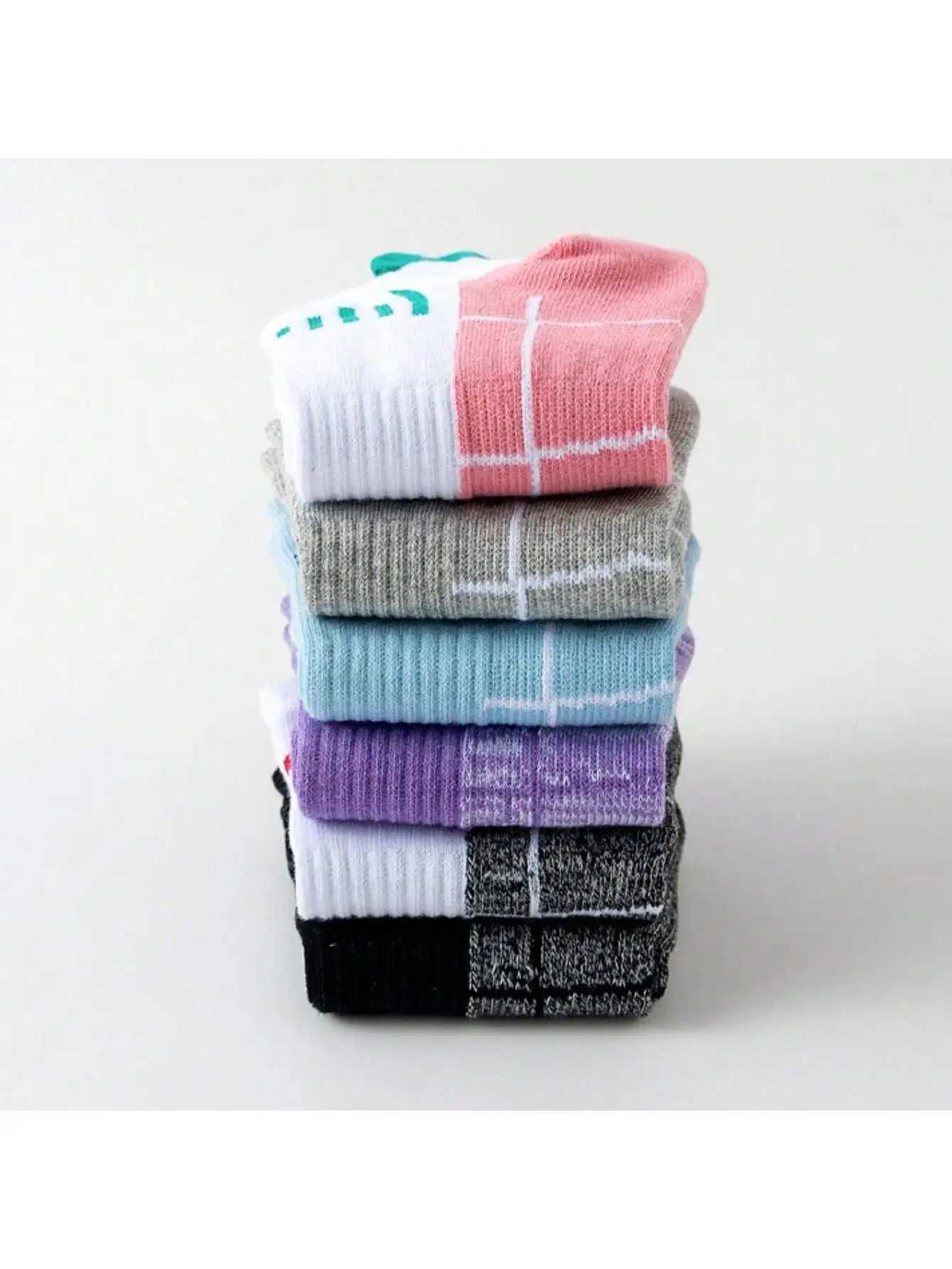5 Pairs Unisex Anti-Slip Sweat-Absorbent Anti-Odor Anti-Friction Sports Socks For Outdoor Running Low-Cut Ankle Sport Socks Z250610