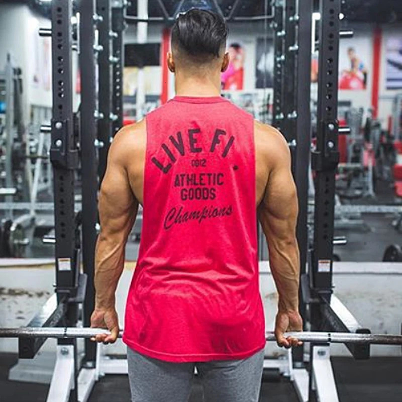 Mens Cotton Bodybuilding Undershirt Tank Tops Gym Fitness Sleeveless Shirt Male Singlet Summer Clothing Casual Basketball Vest 250609