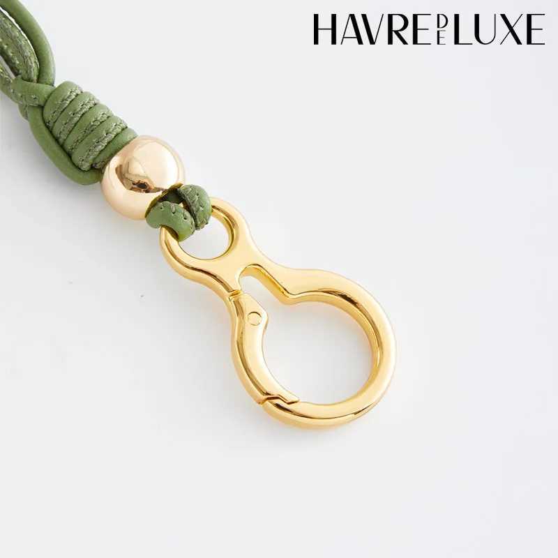 Lavender Leather Bag Charm Purple Flower Keychain Bag Pendant Decoration High Luxury Girl Gift Bag Accessories Z250611