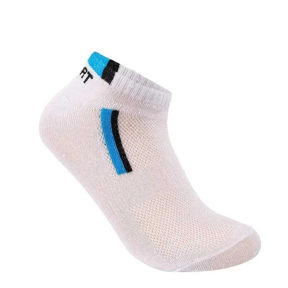 5 Pairs Mens Short Socks Print Color Block Breathable Sweat Resistant Anti-odor Comfortable Multicolor Round Neck Ankle Socks Z250610