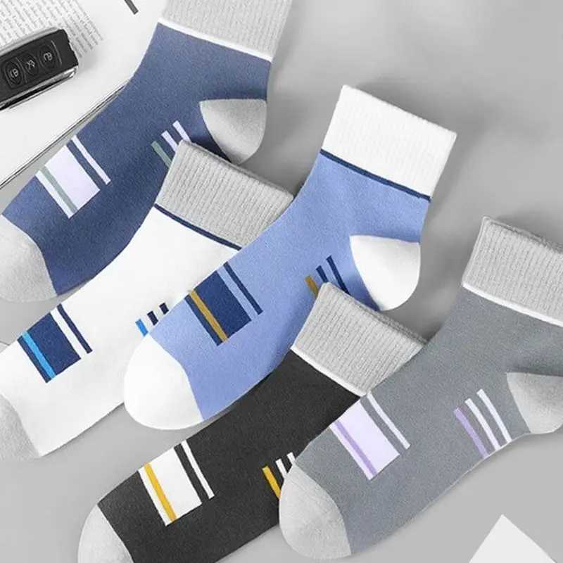 6Pairs Men Socks Breathable Cotton Sports Stockings Men Socks Comfortable Sweat Absorption Deodorant Business Socks High Quality Z250610