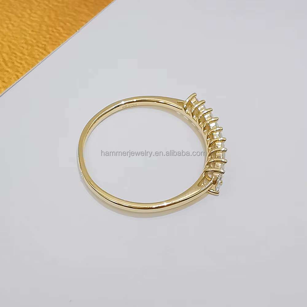 Beautifully Designed Gemstone 14k Ring 14k Solid Gold Ring Birthdays Pretty Moissanite Fine Jewelry Ring